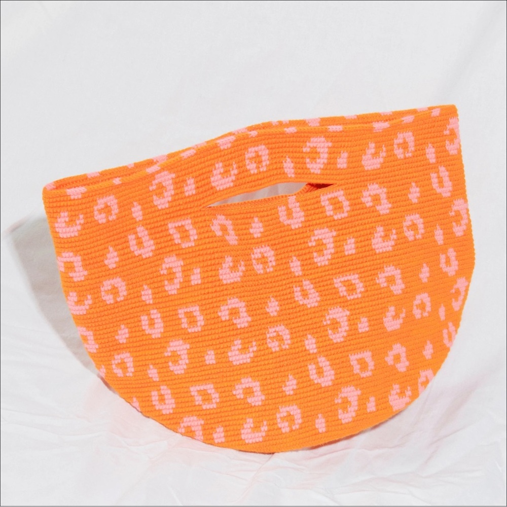 Saylor x Soraya Hennessy Pink & Orange Leopard Shopper